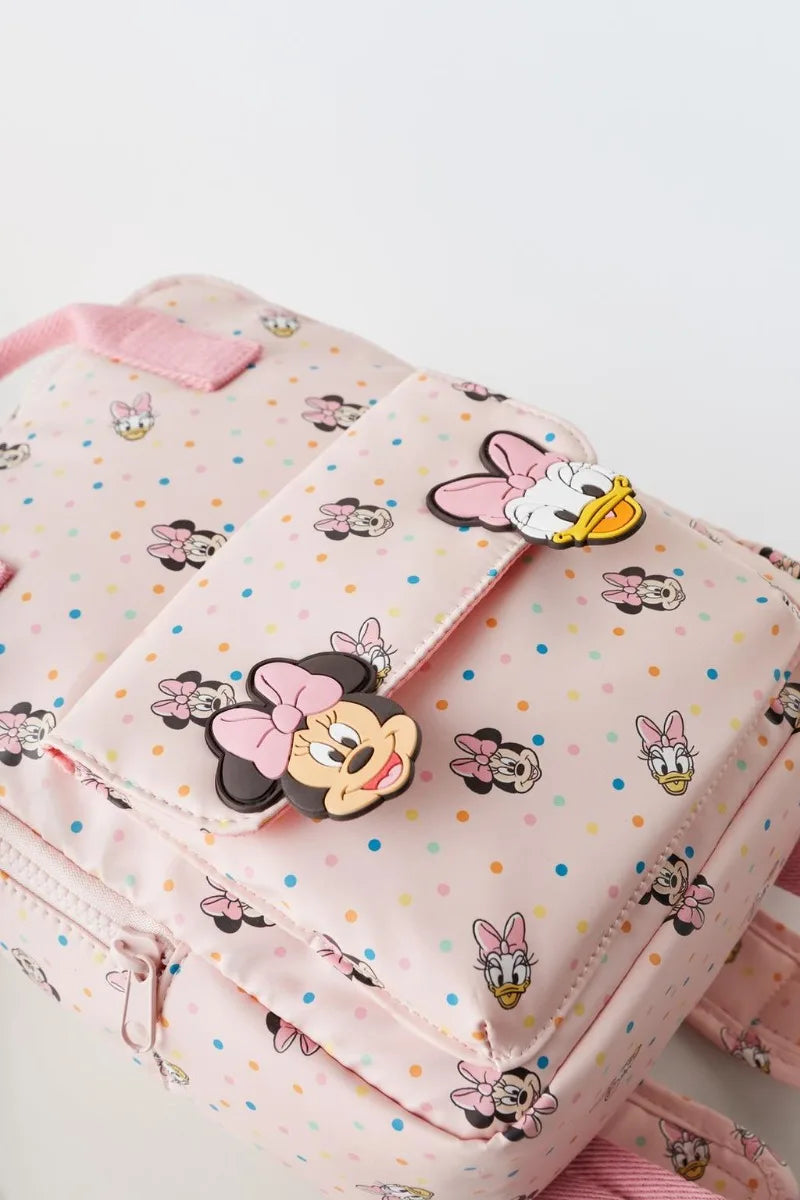 Disney Minnie Mouse Donald Duck Cartoon Printed Multifunctional Children's School Bag Fashion Student Backpack Kindergarten Bags