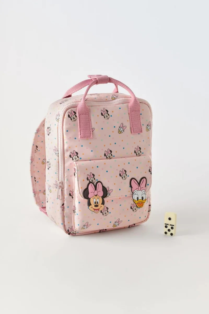 Disney 2025 New Minnie Cartoon Children's Backpack Mini School Bag Cute Shoulder Bag for Boys and Girls  School Bags