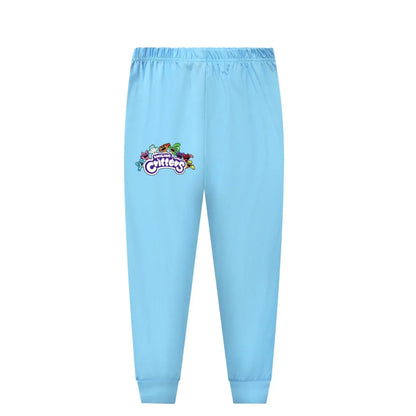 Hot Smiling Critters Peripheral Long-sleeved and Long-pants Pajamas Set for Boys and Girls, The Best Birthday Gift