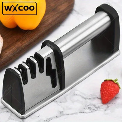 Knife Sharpeners, 4 in 1 Kitchen Blade and Scissors Sharpening Tool, Powerful Professional Chef's Kitchen Knife Accessories