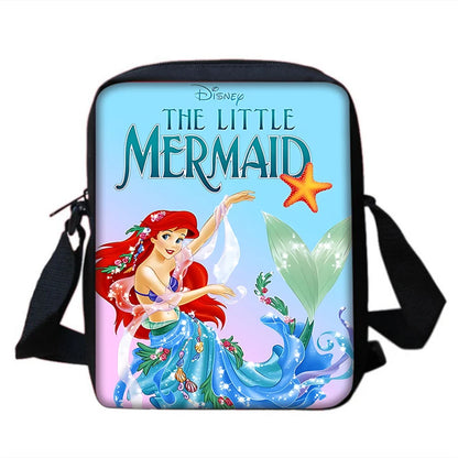 3Pcs Set Cute Princess Ariel Child Backpacks Shoulder Bag Pencil Case Pupil Large Capacity School Bags for Boys Girls Best Gift