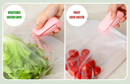 Plastic Heat Bag Sealer Food Packaging Sealing Machine Portable Snack Bag Sealing Clip Kitchen Storage Accessories Home Gadgets