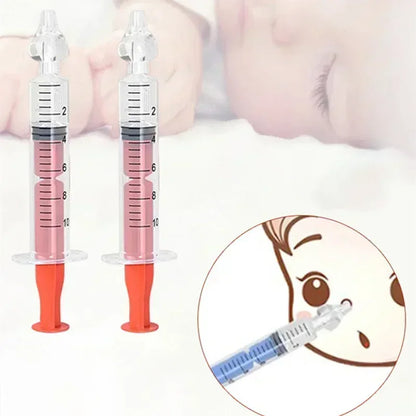 Silicone Baby Nasal Aspirator Syringe Baby Nose Cleaner Kids Rhinitis Nasal Washer Reusable Nasal Irrigator Washing for Children