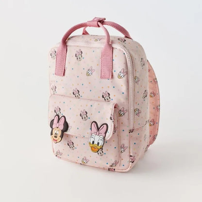 Disney Minnie Mouse Donald Duck Cartoon Printed Multifunctional Children's School Bag Fashion Student Backpack Kindergarten Bags