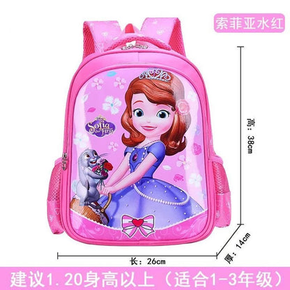 2024 Frozen Elsa School Bags for Children in Grades 1-3 Cute Cartoon Fashion Lightweight Wear-resistant Kawaii Backpack Gifts