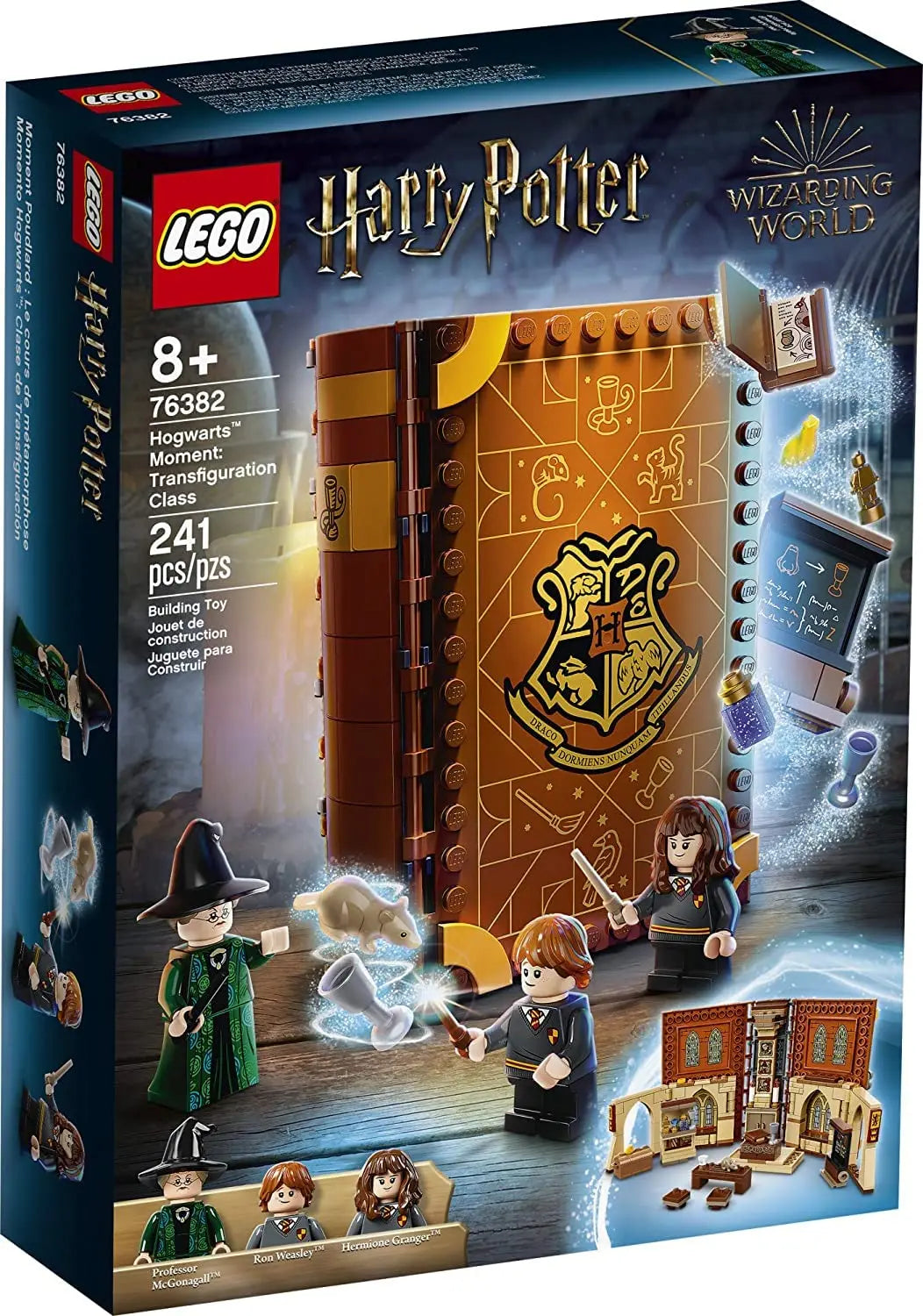 LEGO Harry Potter Hogwarts Moment: Transfiguration Class 76382 Professor McGonagall Room; Collectible Playset (241 Pieces)