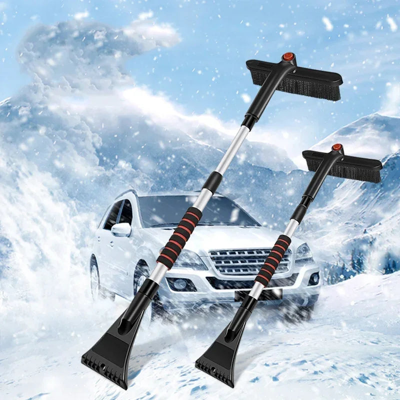 Car Snow Shovel Extendable Ice Scraper Snow Brush Detachable Windshield Snow Remove Broom Winter Auto Cleaner Tool Accessories