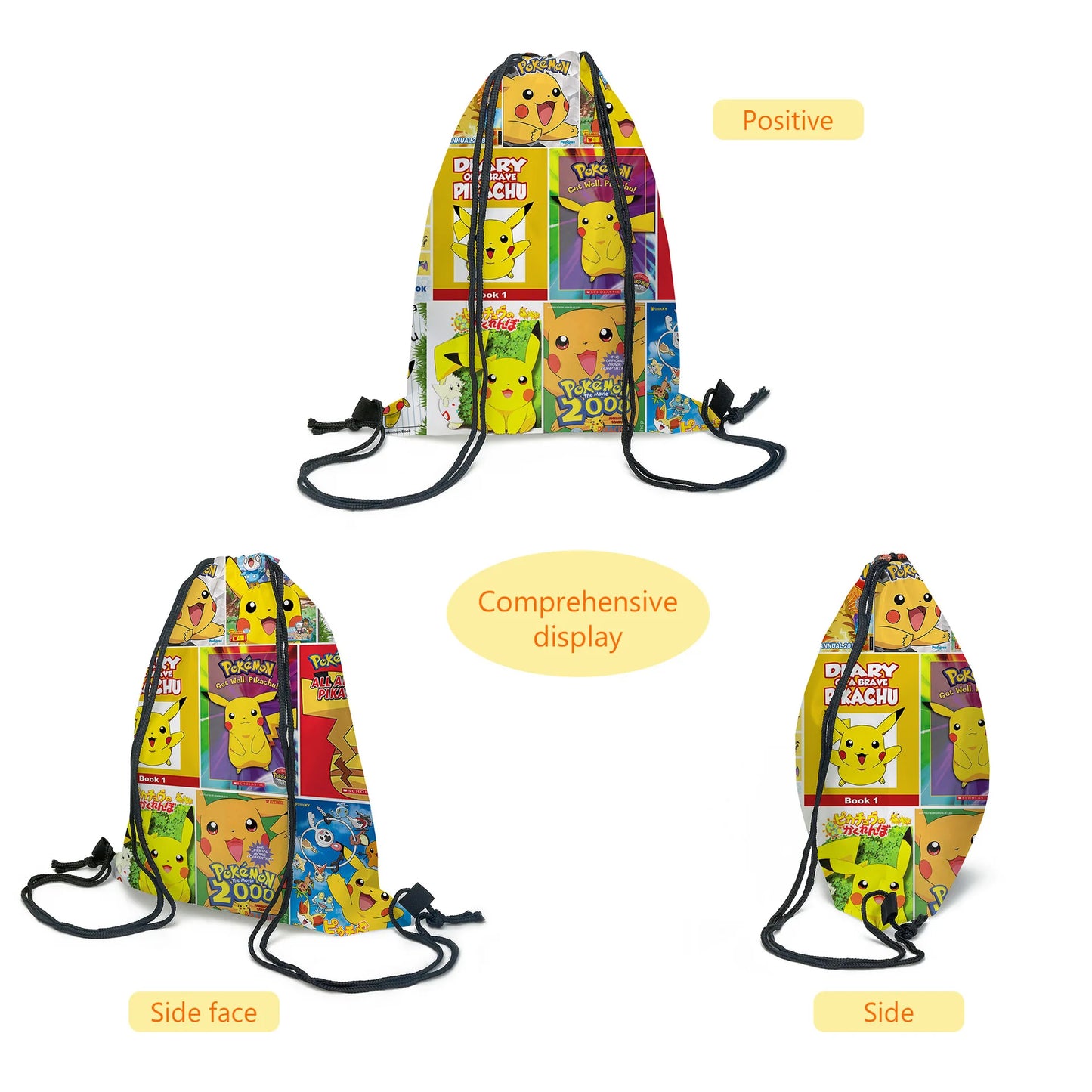 pokemon, pikachu, cartoon, elementary and middle school students' schoolbags, children's backpacks  anime  anime figure