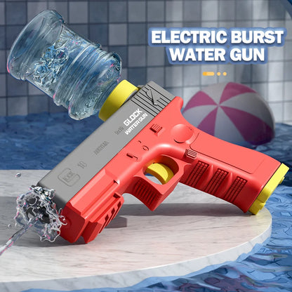 Electric Water Gun Kids Toy High Speed Burst Soaker Automatic Blaster Large Capacity Summer Outdoor Beach Games Childern Gift