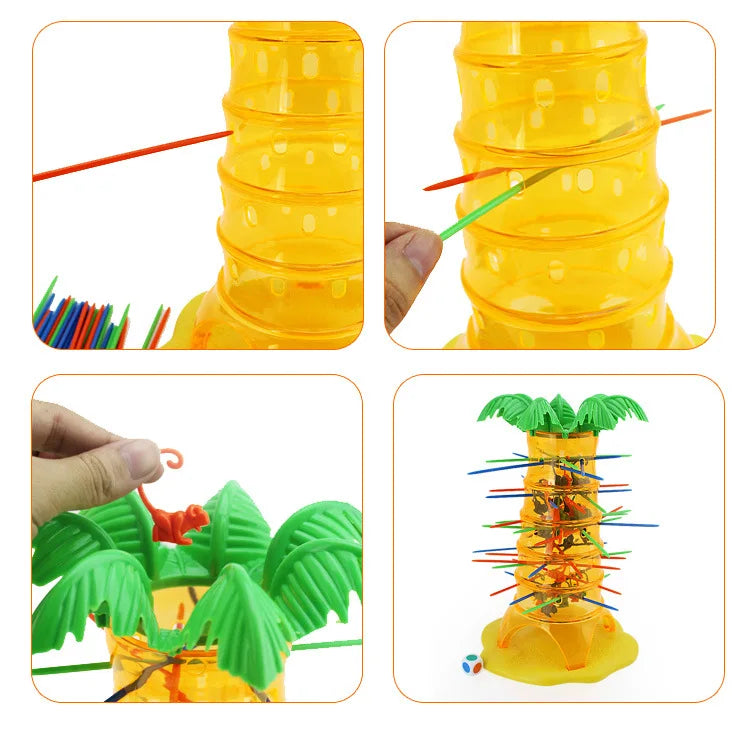 Monkey Climbing Tree Game Toy Children Interesting Intelligence Toys Climbing Desktop Game Party Game Funny Toys For Kids