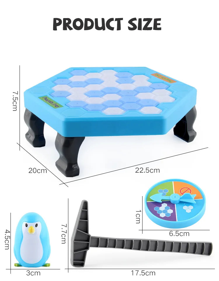 Penguin Breaking Ice Table Game Parent-child Interactive Puzzle Toys party game for kids juegos family games Birthday gift toys