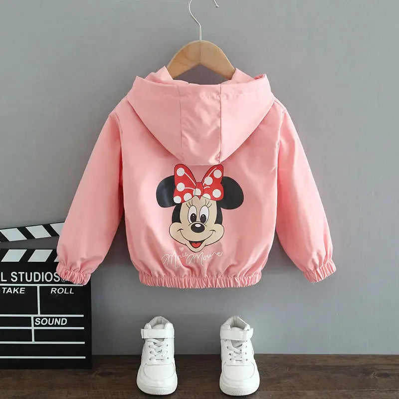 Baby Girls Spring Autumn Frozen Jacket Coats Clothes Little Girls Cartoon Elsa Anna With Hooded Collar Sweatshirt Kids Clothing