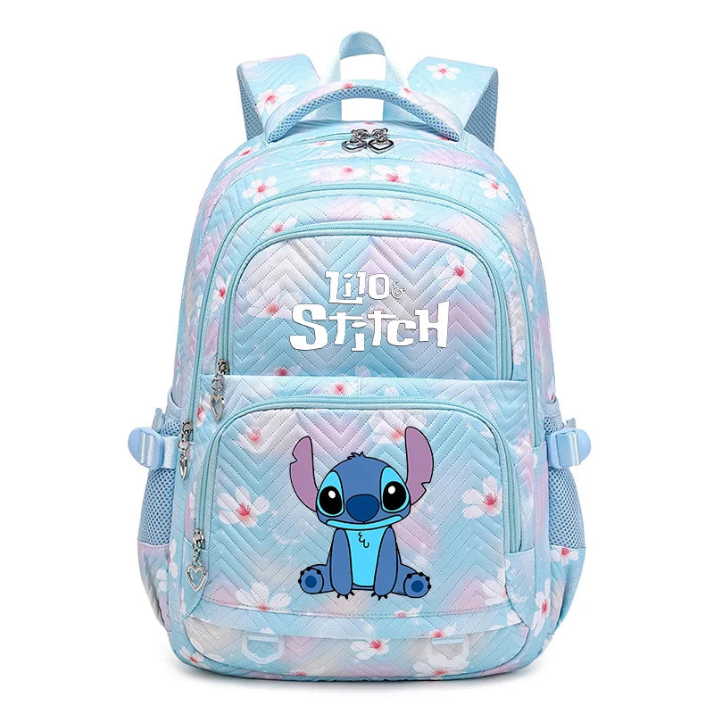 Disney Lilo Stitch Waterproof Women Backpack Female Travel Bag Backpacks Schoolbag for Teenage Girls Bookbag Mochila