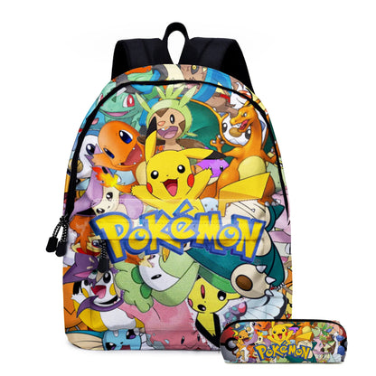 pokemon, pikachu, cartoon, elementary and middle school students' schoolbags, children's backpacks  anime  anime figure