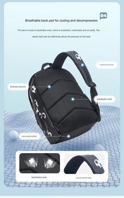 Football backpack for children schoolbag anime backpack travel school bags for teenage boy mochila escolar infantil menino