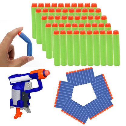 Refill Darts Bullets EVA Soft Hollow Hole Head Bullet Guns Accessories For Nerfs N-strike Elite Series Blasters Toys For Kids