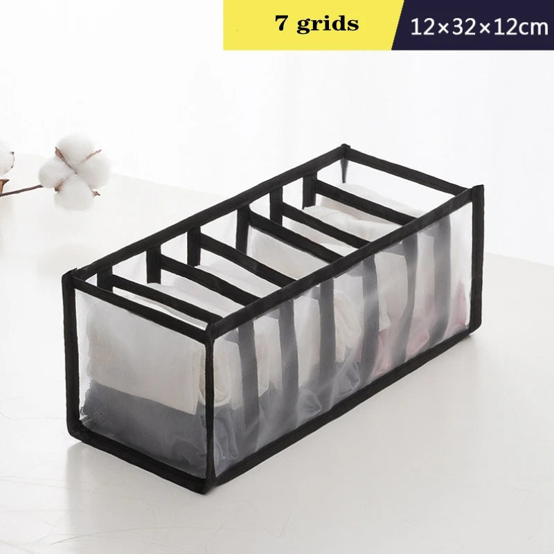 Organizer Panties Socks Storage Boxes Wardrobe Pants Clothes Underwear Drawers jeans Clothes Separator Bra Folding Divider