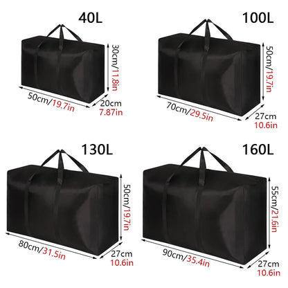 Extra Large Waterproof Moving Luggage Bags Laundry Shopping Bag foldable luggage travel bag Large Capacity Quilt Organizer