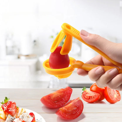 Cherry Tomato Slicer Tomato Splitter Fruit Cutter Strawberry Splitter Kitchen Gadgets and Accessories Home Gadget Kitchen Item