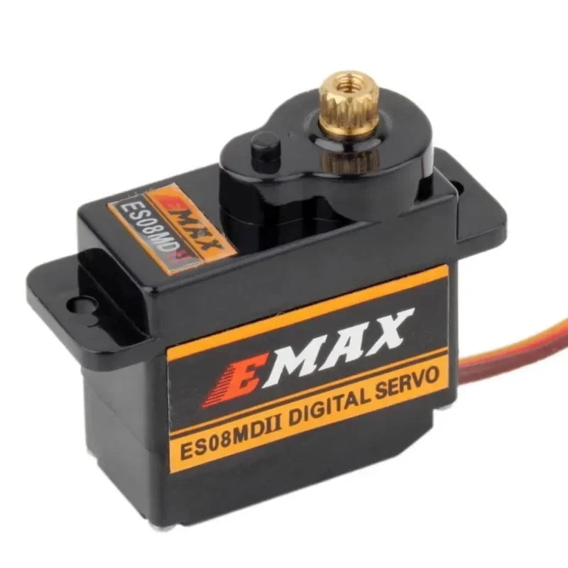 1/2/4pcs Original EMAX ES08MDII ES08MD II Digital Servo 12g/ 2.4kg/ High-speed Mini Metal Gear For Racing drone Fix wing drone