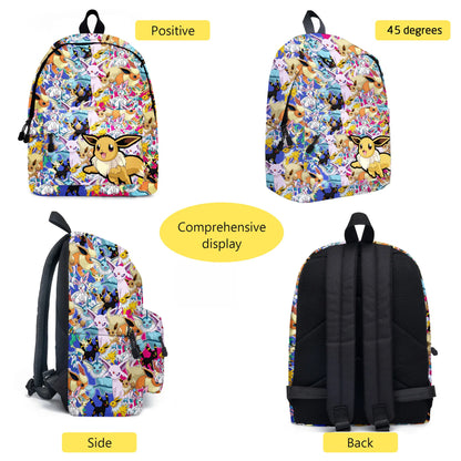 pokemon, pikachu, cartoon, elementary and middle school students' schoolbags, children's backpacks  anime  anime figure