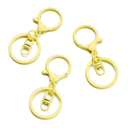 5pcs/lot Key Ring 30mm Keychain Long 70mm Lobster Clasp Key Hook Keyrings For Jewelry Making Finding DIY Key Chains Accessories