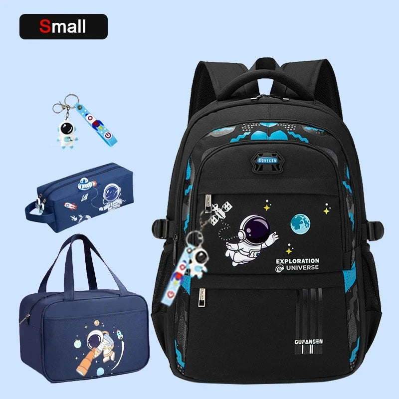 Astronaut Backpack Boy Elementary Student Bag Children New School Bags for Boys Kids Schoolbags Waterproof Book Bag mochilas