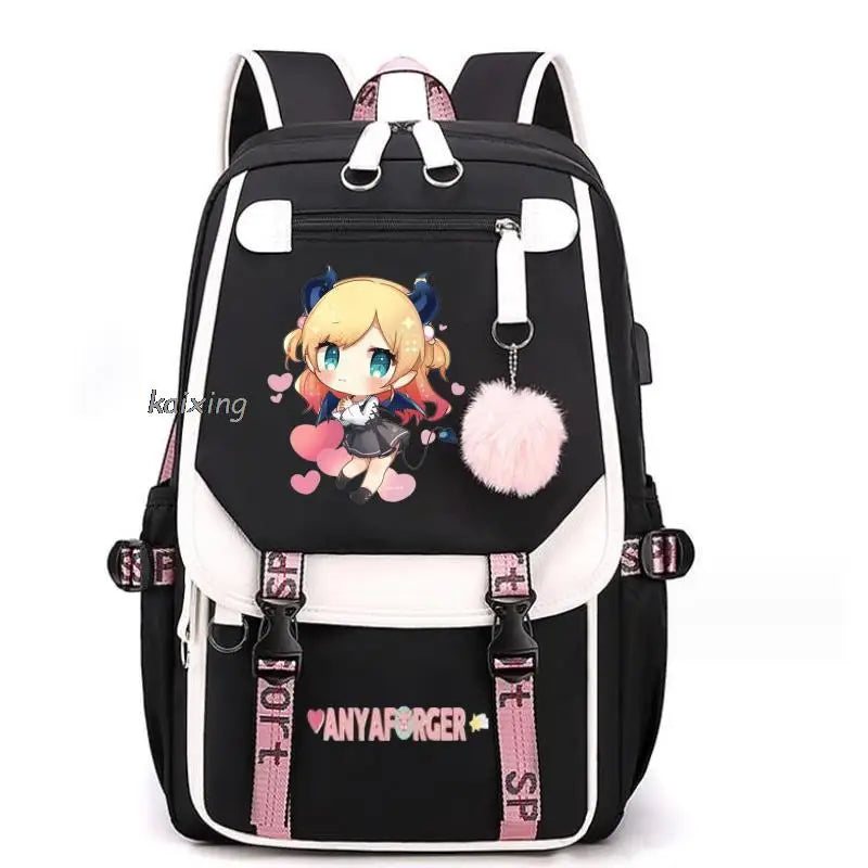 Hot Anime Spy X Family Backpack Teenage Girls Laptop Rucksack Student Shoulder School Bag Schoolbag Academy Bagpack Mochilas