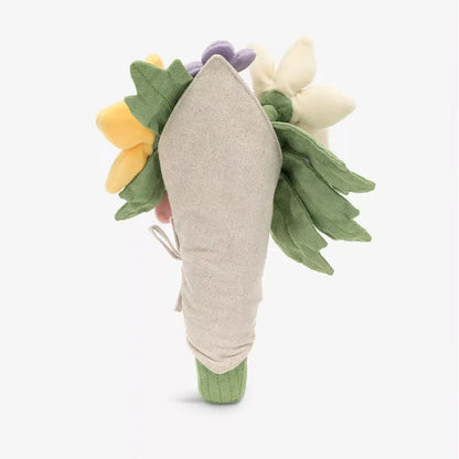 Holding Flowers Plush Toy Eternal Flowers Bouquets Toy Marriage Proposal Props Graduation Ceremony Valentine's Day Birthday gift