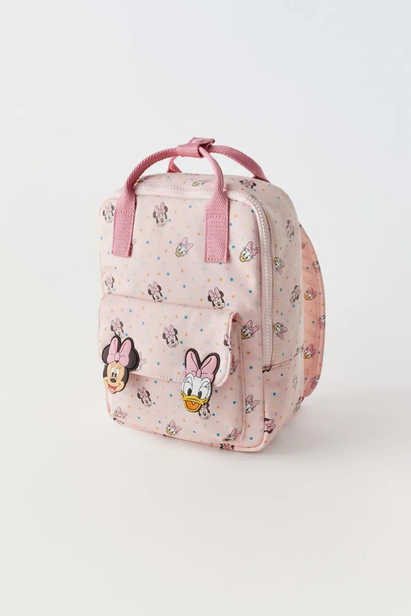 Disney Minnie Mouse Donald Duck Cartoon Printed Multifunctional Children's School Bag Fashion Student Backpack Kindergarten Bags