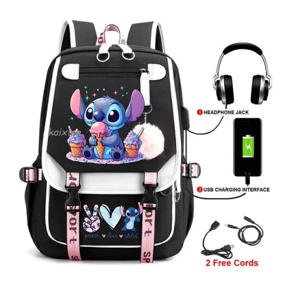 Hot Disney Lilo Stitch Backpack Girls Boys Student Teenager Back To School Rucksack Schoolbag Leisure Bag Women Mochilas Escolar