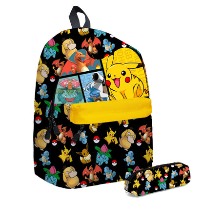 pokemon, pikachu, cartoon, elementary and middle school students' schoolbags, children's backpacks  anime  anime figure