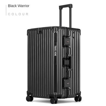 Over-sized Multi-Functional Travel Suitcases Large Capacity Luggage Aluminum Frame plus-Sized Universal Wheel Case Boarding Bag