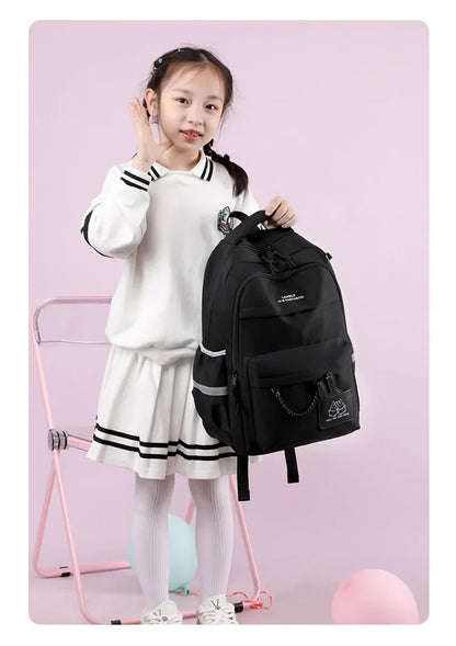 elementary school student girl bag cute school backpack children pink bookbag primary school satchel kid large capacity backpack