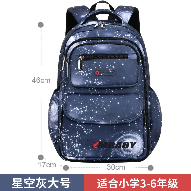 2024 New Waterproof Children School Bags For Boys Orthopedic Primary School Backpack Kids Schoolbag Book Bag Mochila Infantil