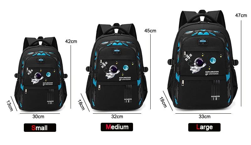 Astronaut Backpack Boy Elementary Student Bag Children New School Bags for Boys Kids Schoolbags Waterproof Book Bag mochilas