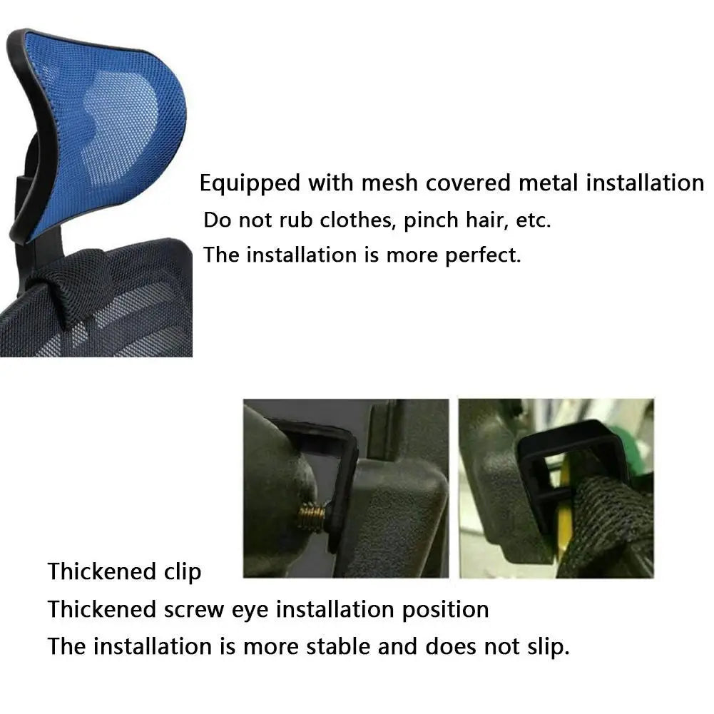 Computer Chair Headrest Pillow Adjustable Headrest for Chair Office Neck Protection Headrest for Office Chair Accessories