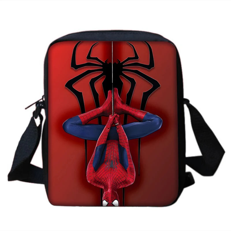 3Pcs Set anime Spiders-man Child Backpacks Shoulder Bag Pencil Case Pupil Large Capacity School Bags for Boys Girls Best Gift