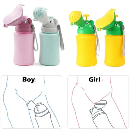 Portable Baby Hygiene Toilet Urinal Boys Girls Pot Outdoor Car Travel Anti-leakage Potty Kids Convenient Toilet Training Potty