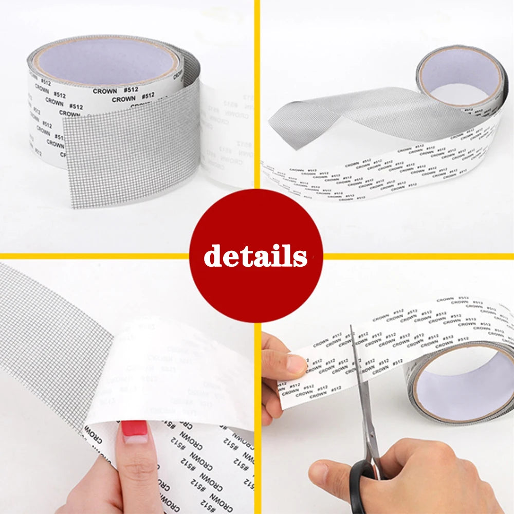 1ps Easy-to-Apply Waterproof Window Screen Repair Tape – Keep Mosquitoes Out with Our Anti-Insect, Self-Adhesive Mesh Patch