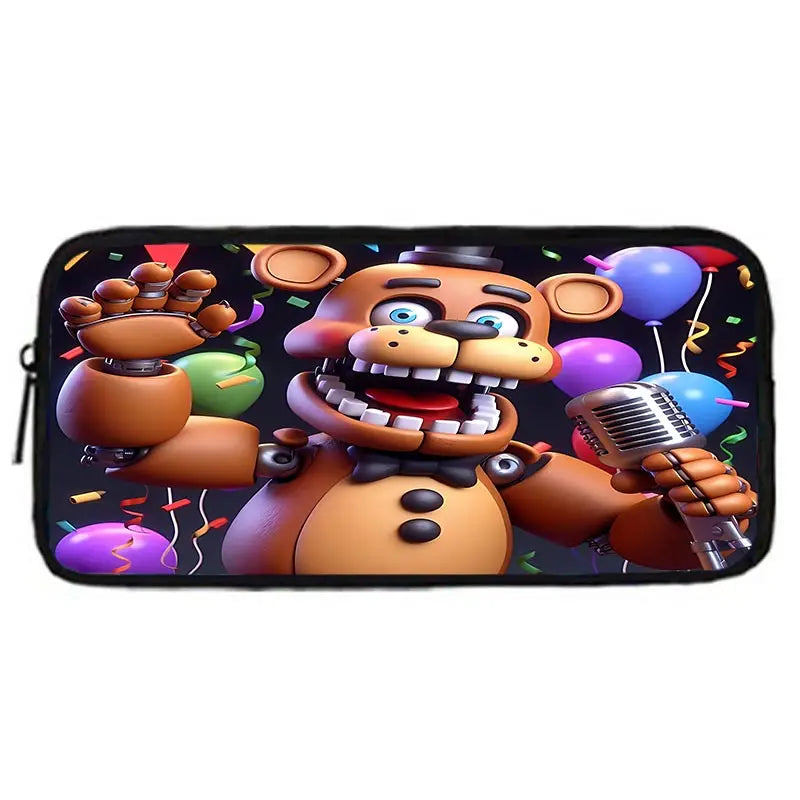 Cartoon Five Night At Freddy Child School Backpack With Shoulder Bag Pencil Bags School Bags for Boys Girls Best Gift