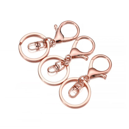 5pcs/lot Key Ring 30mm Keychain Long 70mm Lobster Clasp Key Hook Keyrings For Jewelry Making Finding DIY Key Chains Accessories