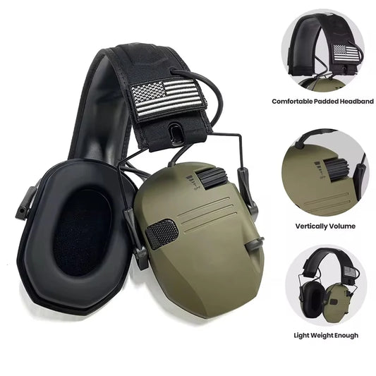 Hot!Earmuffs Active Headphones for Shooting Electronic Hearing protection Ear protect Noise Reduction active hunting headphone