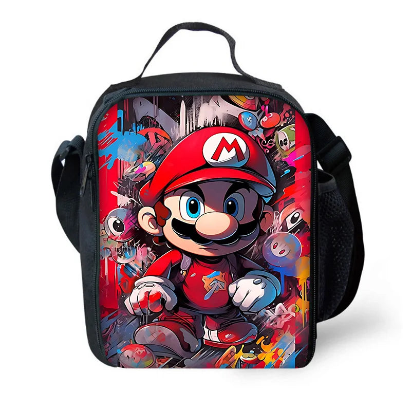 Cute M-MarioS Child School Backpack With Shoulder Bag Pencil Bags School Bags for Boys Girls Best Gift