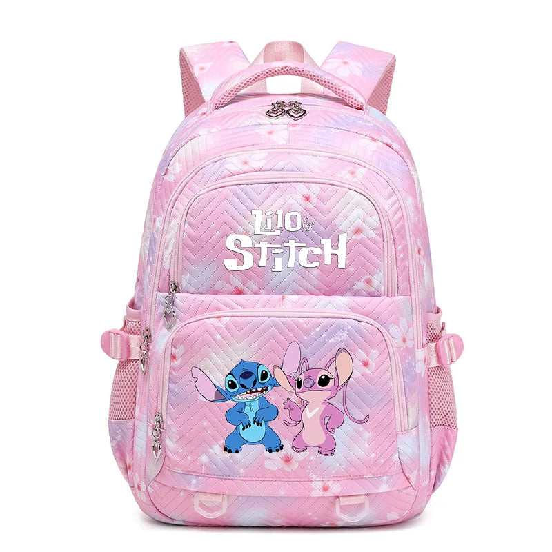 Disney Lilo Stitch Waterproof Women Backpack Female Travel Bag Backpacks Schoolbag for Teenage Girls Bookbag Mochila