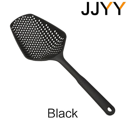 Large Colander Kitchen Large Noodle Spoon Long Handle Spoon High Temperature Non-stick Pan Colanders Strainers Kitchen Utensils