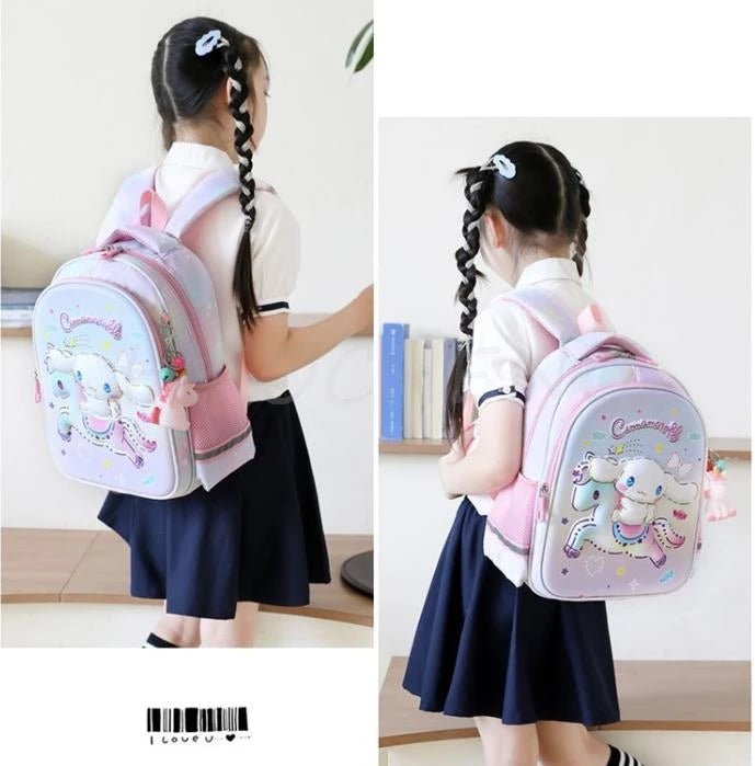 Lovely Kuromi Melody New Backpack For Girls Hello Kitty Princess School Bags Kids Satchels Kindergarten Bookbag Mochila Infantil