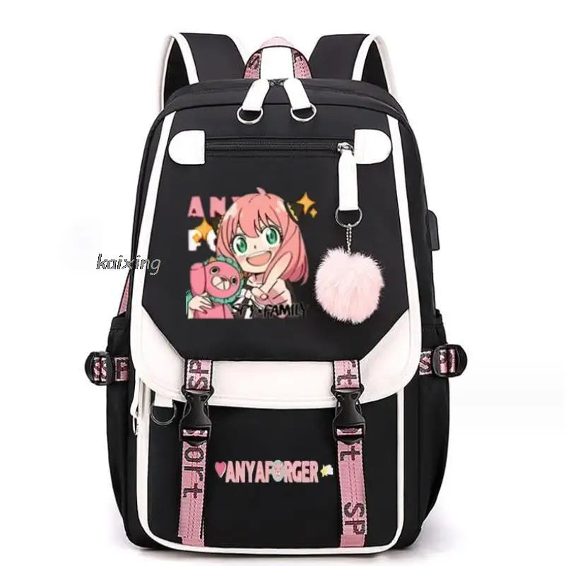 Hot Anime Spy X Family Backpack Teenage Girls Laptop Rucksack Student Shoulder School Bag Schoolbag Academy Bagpack Mochilas