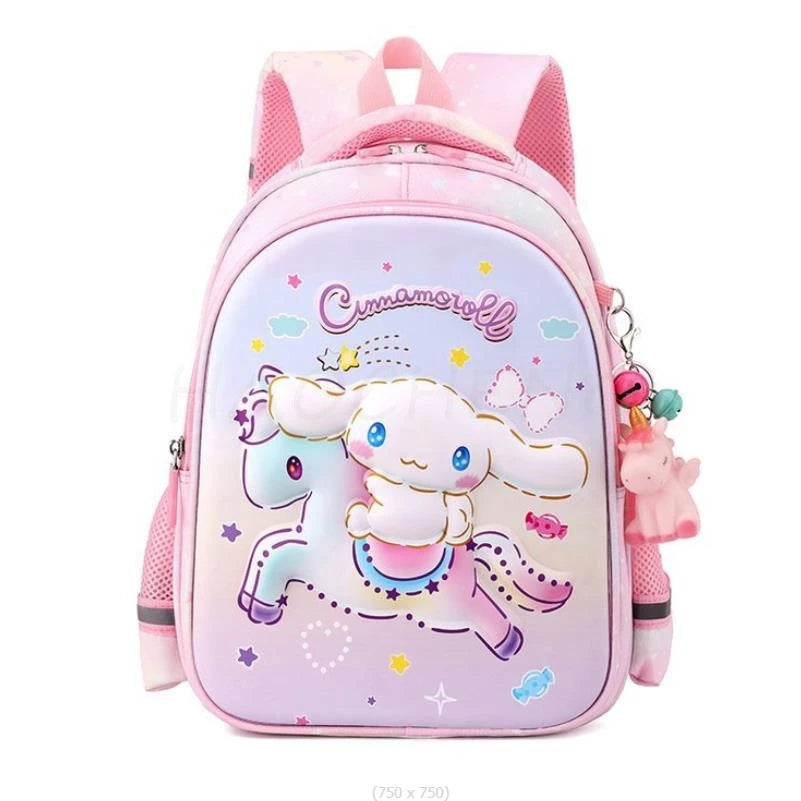 Lovely Kuromi Melody New Backpack For Girls Hello Kitty Princess School Bags Kids Satchels Kindergarten Bookbag Mochila Infantil