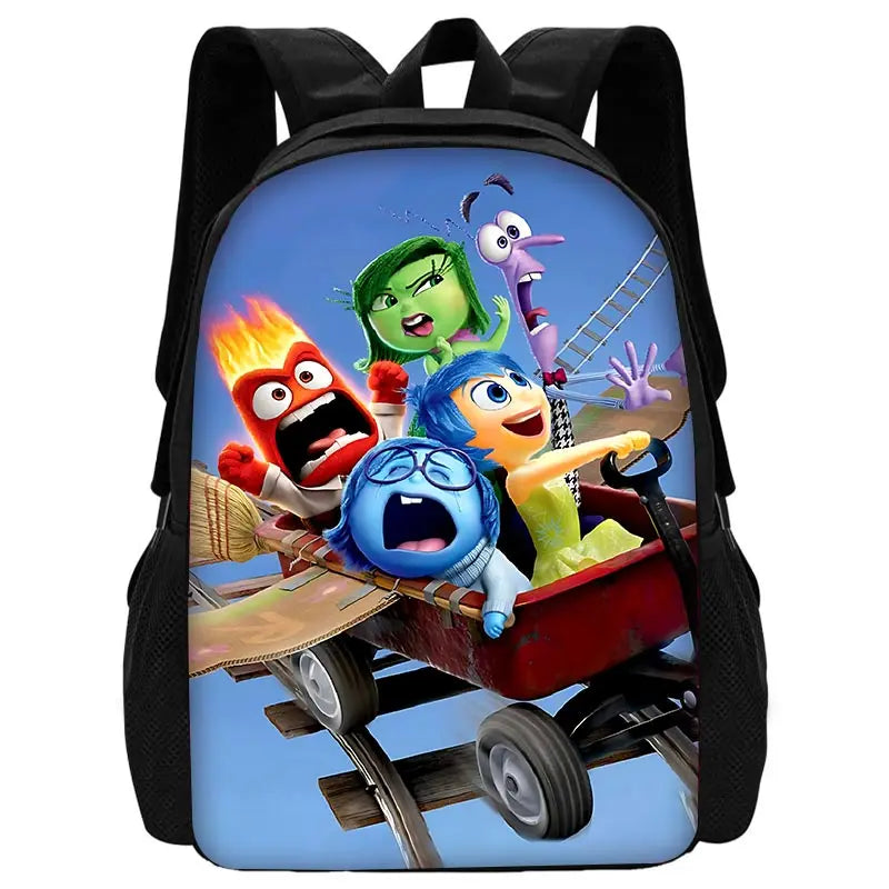 Cute Cartoon Inside Out 2 Child School Backpack With Shoulder Bag Pencil Bags School Bags for Boys Girls Best Gift